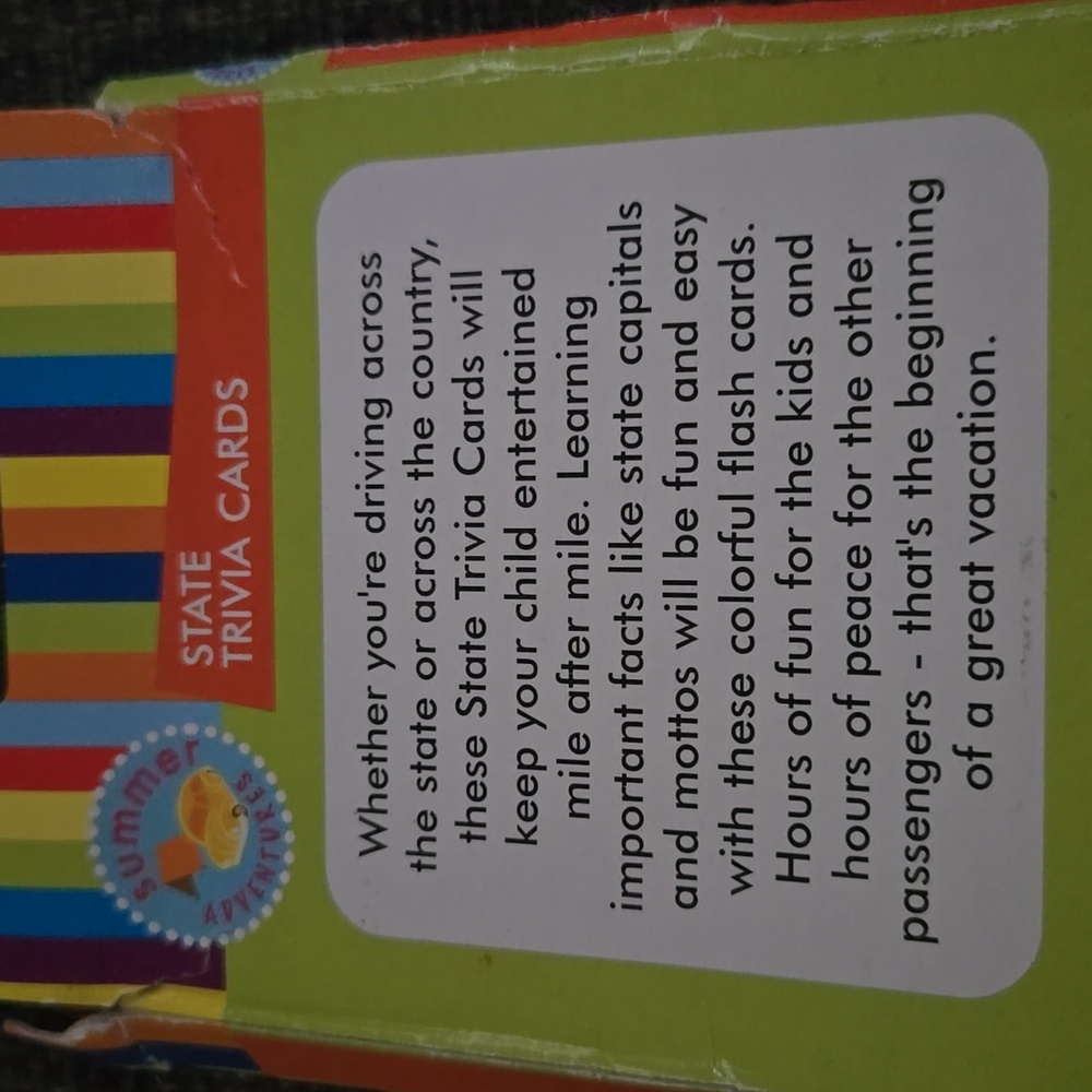 State Trivia Cards - Picture 2 of 4